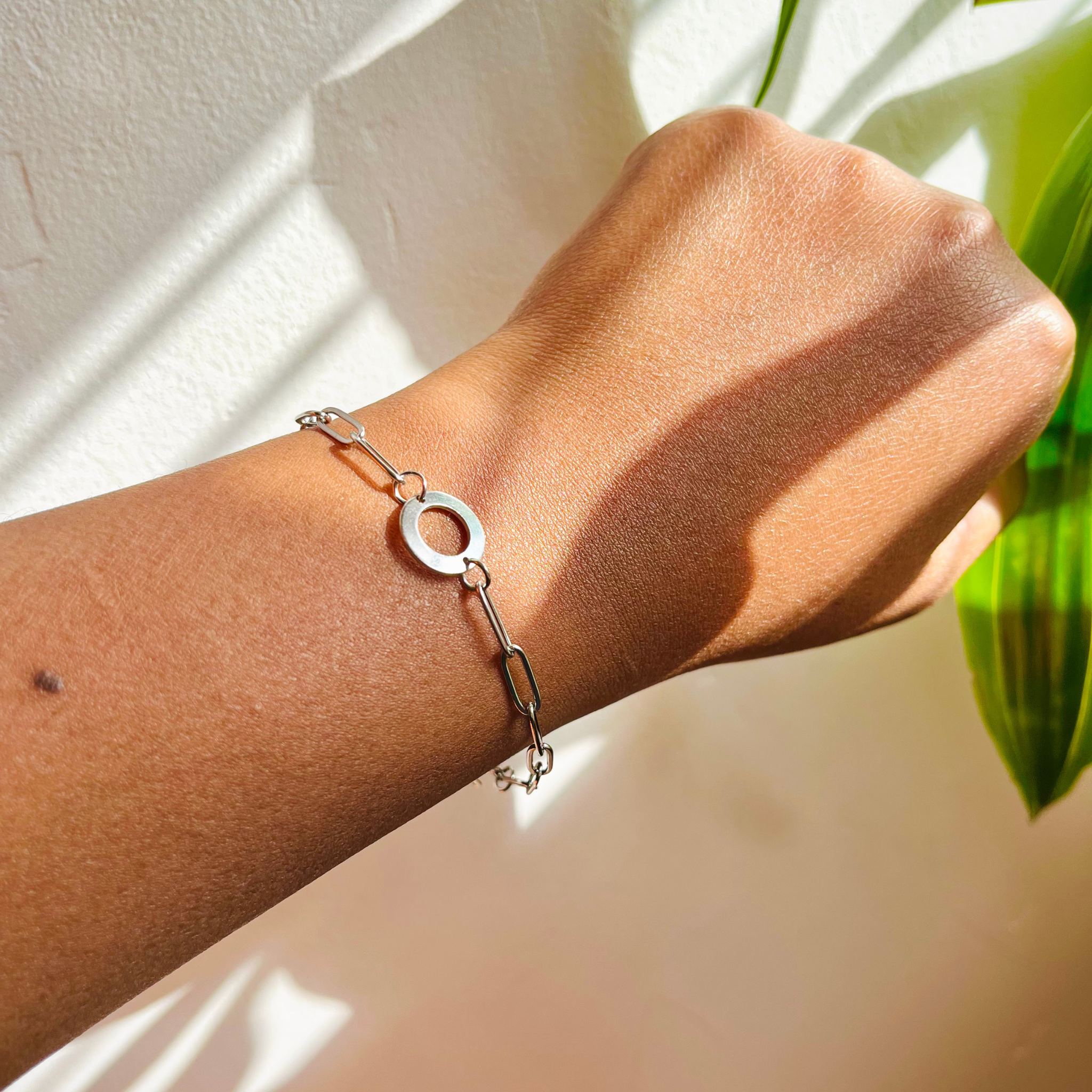 Eartha Paperclip Link Bracelet