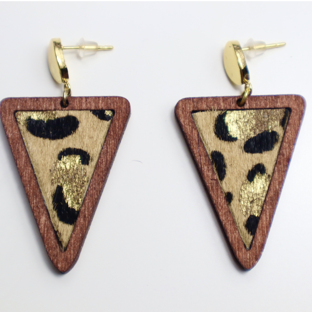 Leopard Print Earrings