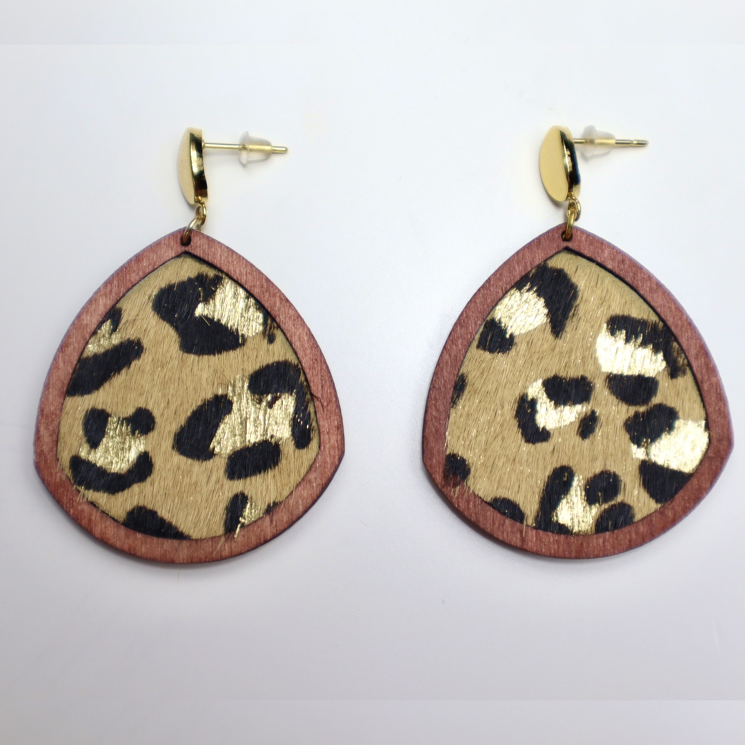 Leopard Print Earrings