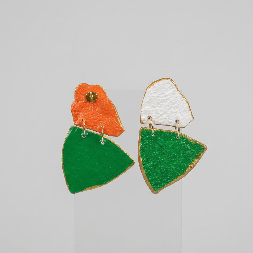 Riley Two Tone Earrings