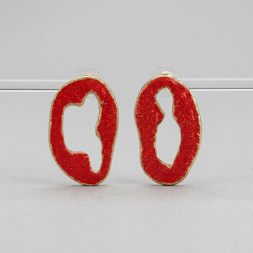 Cassie Oval Drip Earrings