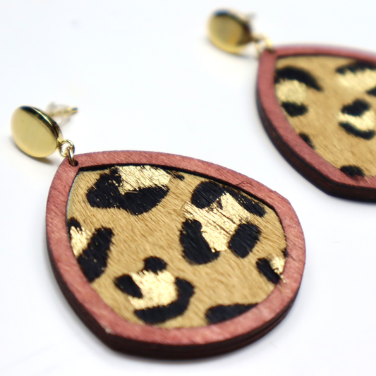 Leopard Print Earrings