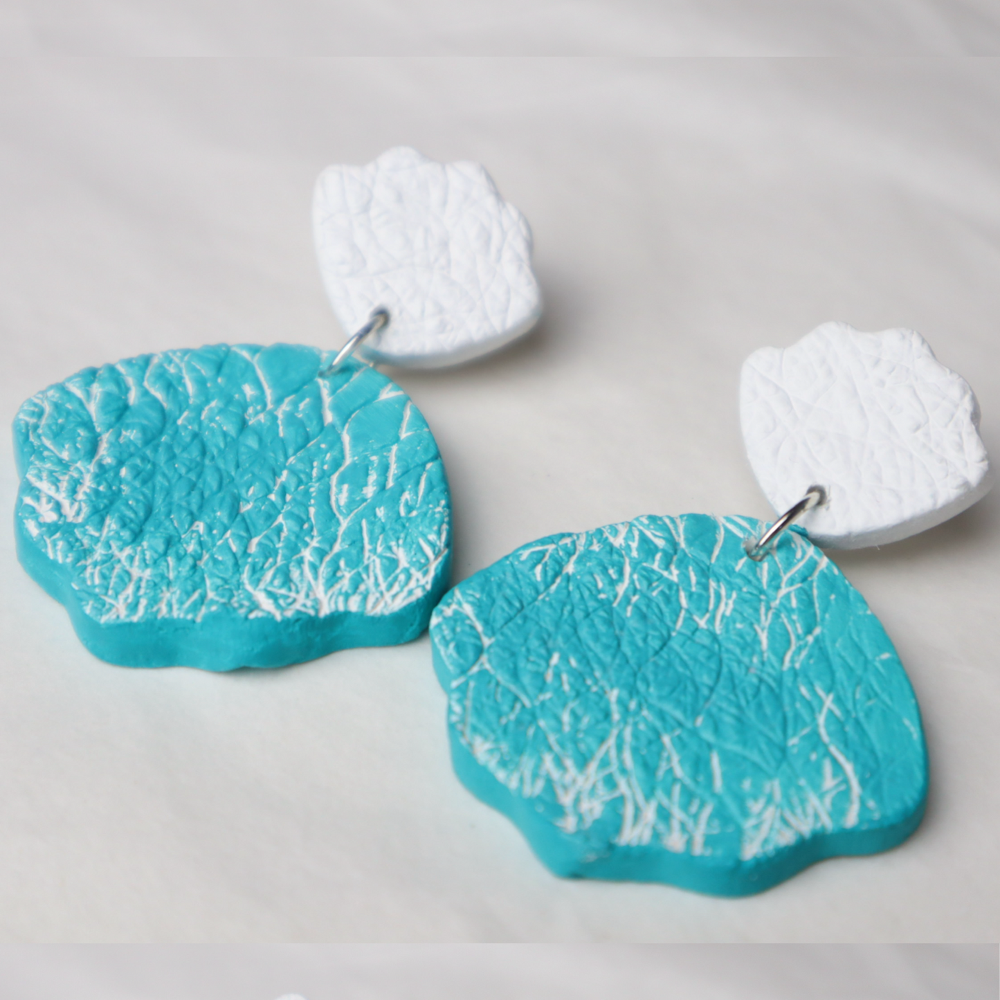 Sea Shells Stone Effect Earrings