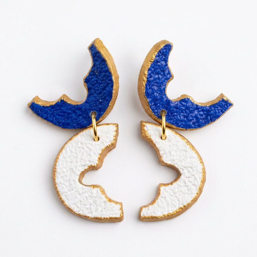 Gloria Stone Effect Earrings
