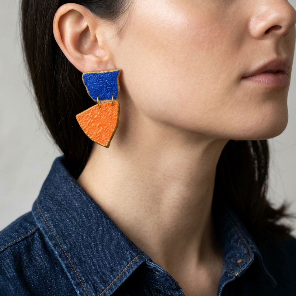 Latrale Stone Effect Earrings
