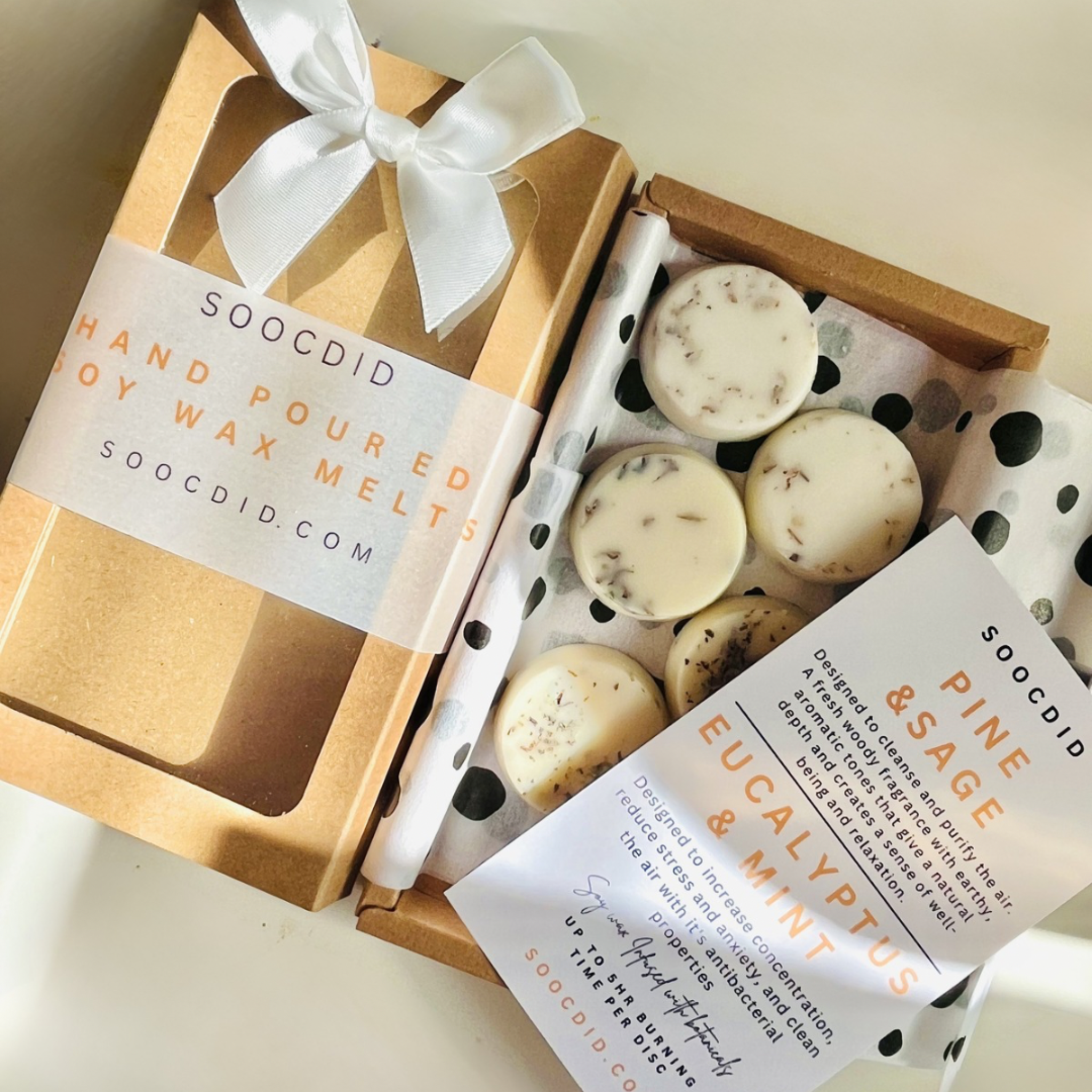 6 Disc Wax Melt Gift Box Set