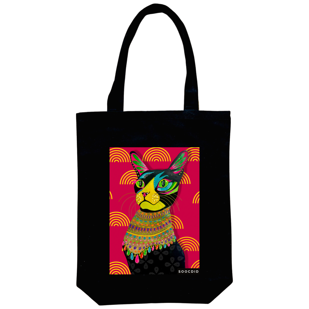 Aminah The Cat Tote Bag