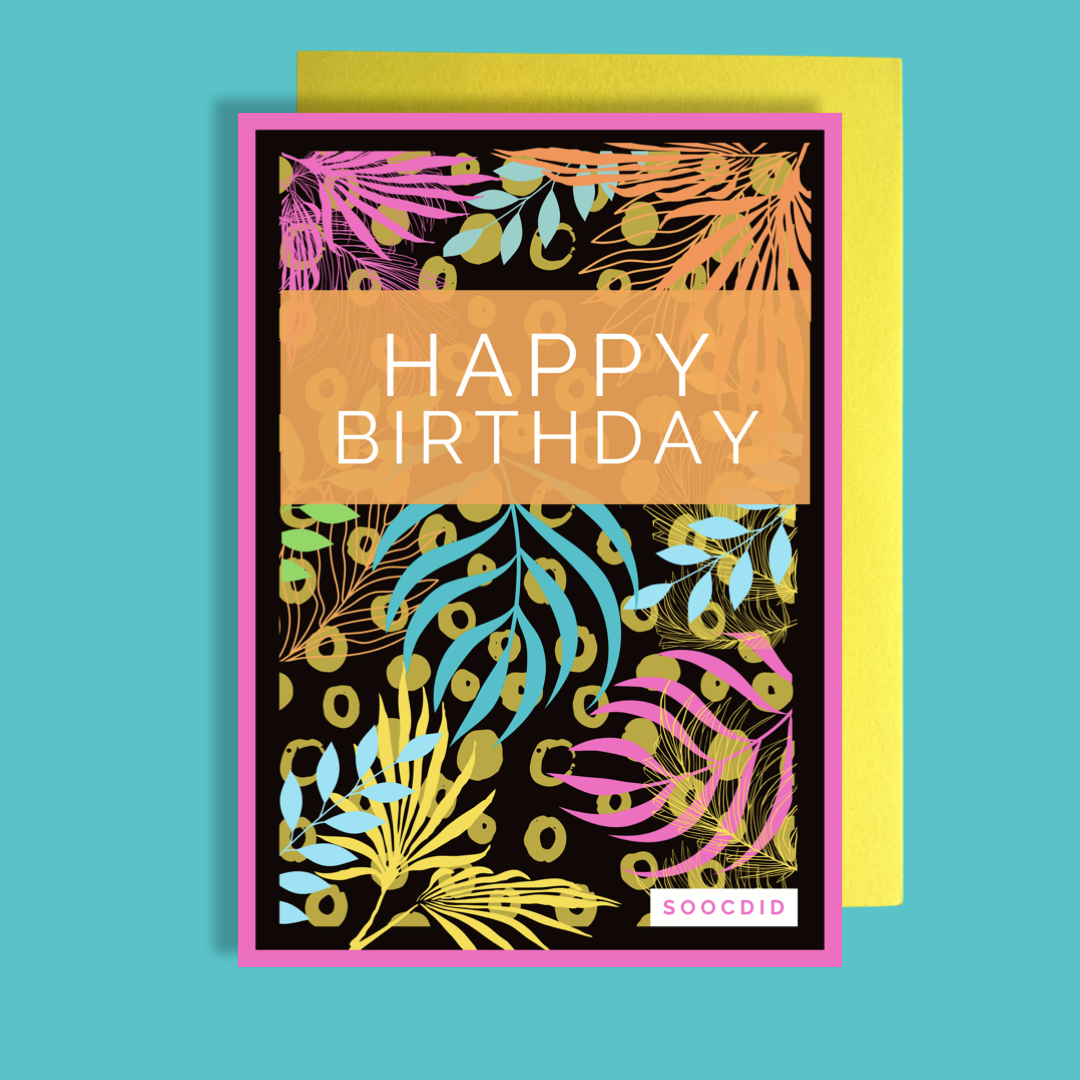 Floral Birthday Card