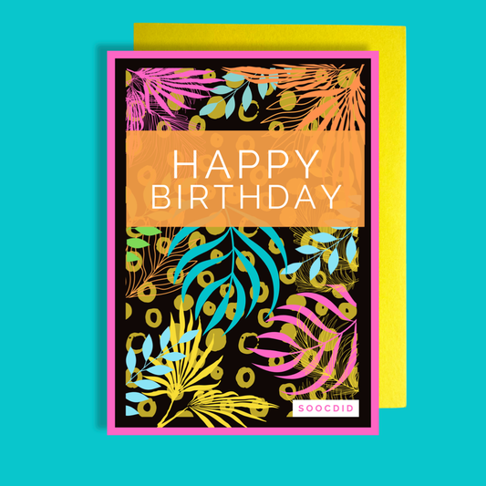 Floral Birthday Card